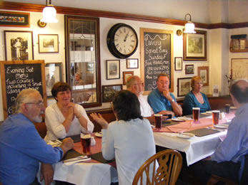 Lunch time at the Hanmer Arms